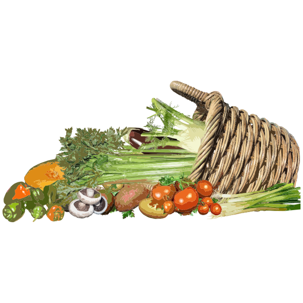 Basket Of Vegetables By Buntysmum Stylized