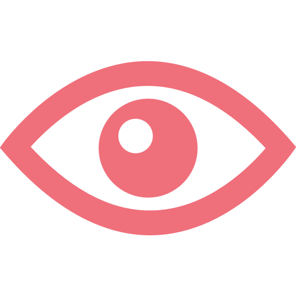 Eye logo silhouette