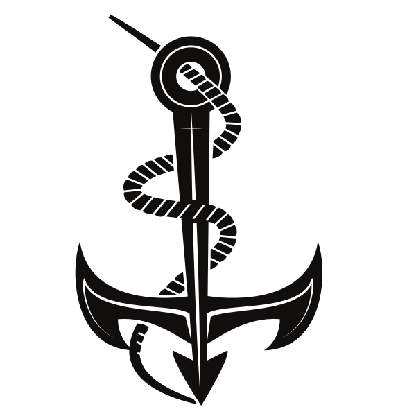 Anchor Silhouette Cut File Free Svg