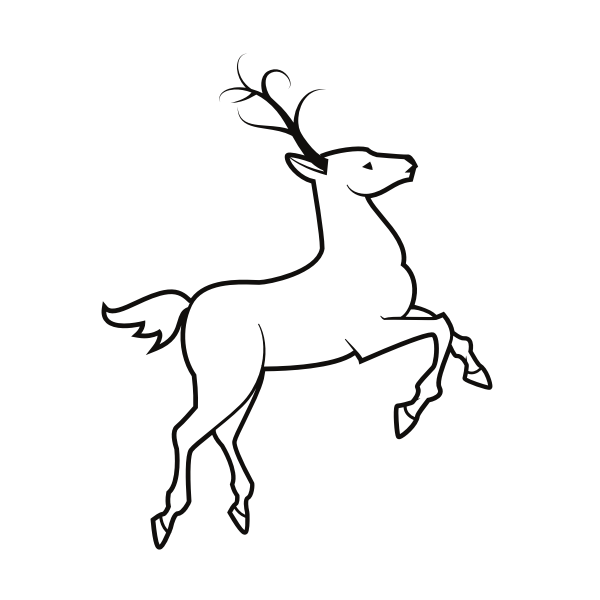 Deer silhouette clip art