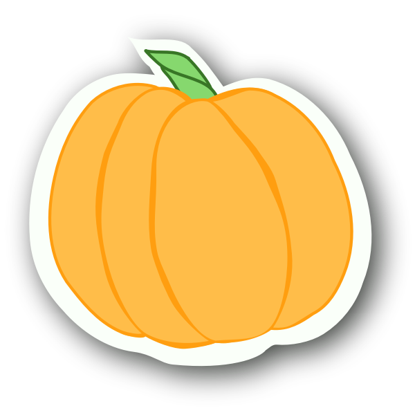 Download Pumpkin Sticker Free Svg