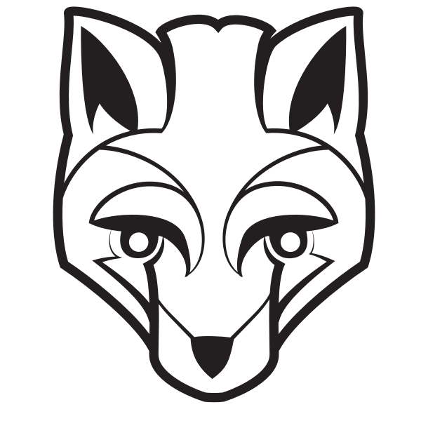 Fox silhouette clip art