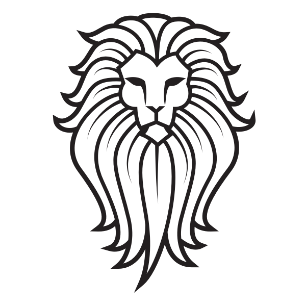 Lion silhouette clip art