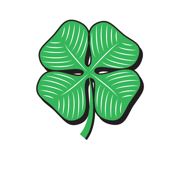 Green shamrock symbol