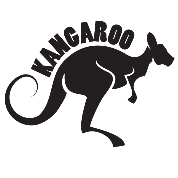 Kangaroo silhouette cut file