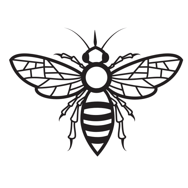 Bee Silhouette Clip Art Free Svg - vrogue.co