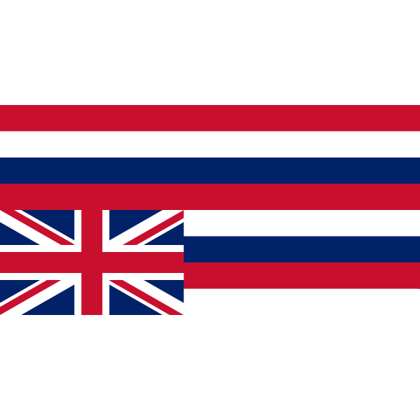 Flag of Hawaii Free SVG