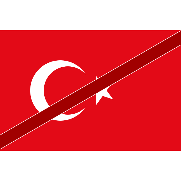 Crossed Flag of Turkey