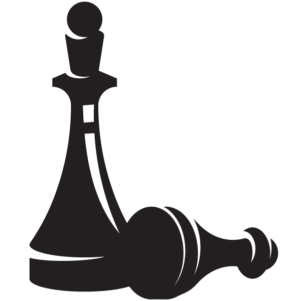Pawn chess piece silhouette