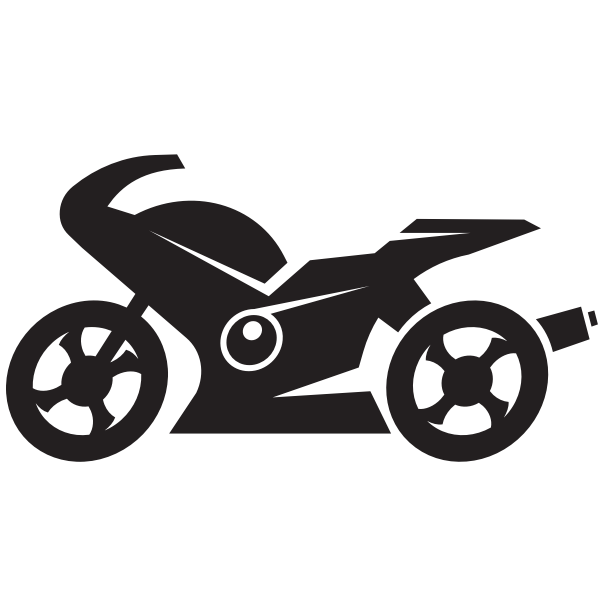 Download Motorcycle silhouette monochrome | Free SVG