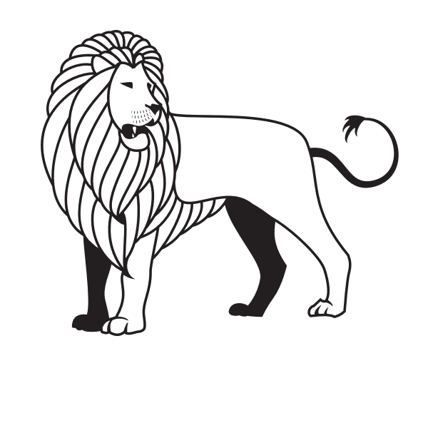 Download Lion S Silhouette Free Svg