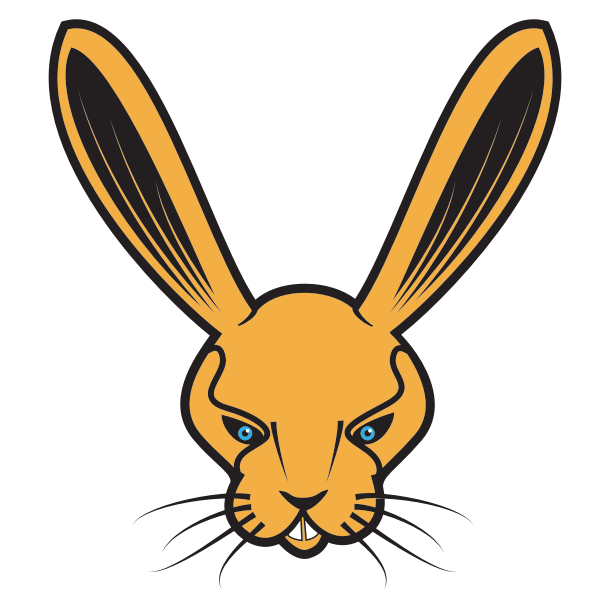 Rabbit's head clip art