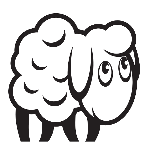 Download Sheep monochrome silhouette | Free SVG