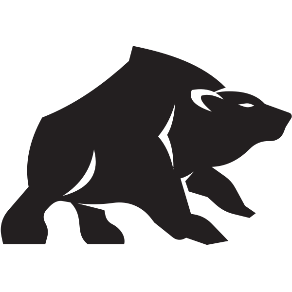 Grizzly silhouette clip art