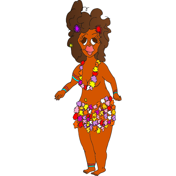 Download Aloha Girl Free Svg