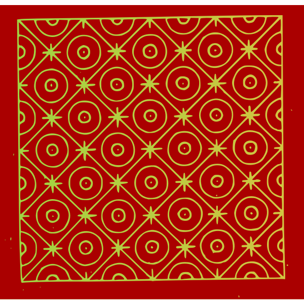 Abstract Red Pattern