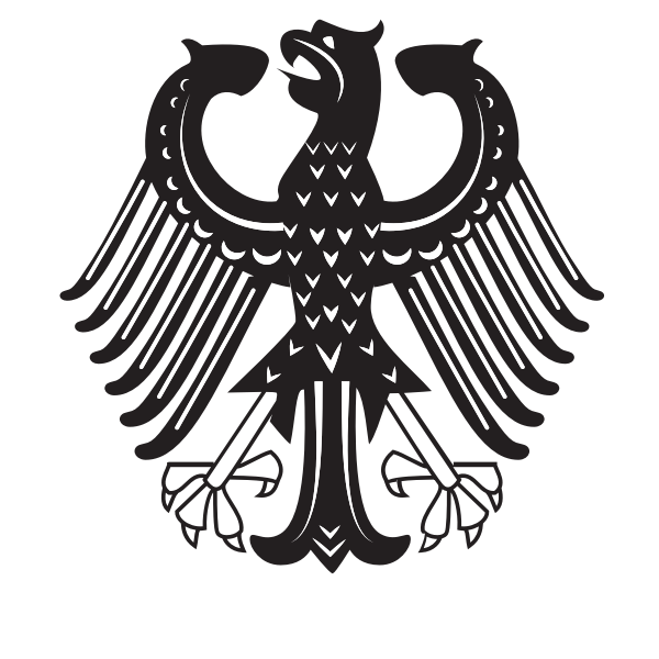 Heraldic eagle symbol