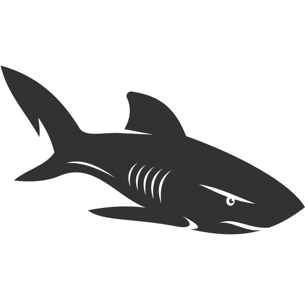 Download Shark Outline Silhouette Free Svg SVG, PNG, EPS, DXF File