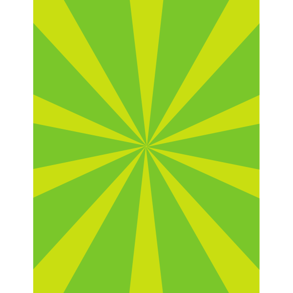 Green and yellow sunbeams