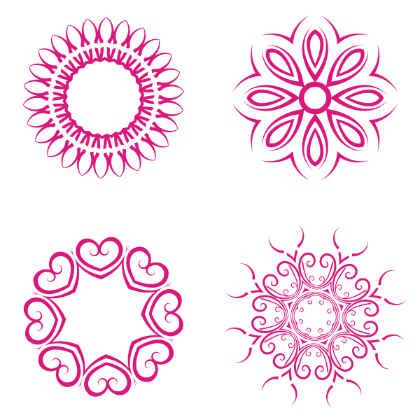 Floral Design Elements Free Svg