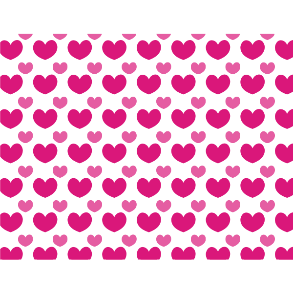 Love hearts graphic pattern
