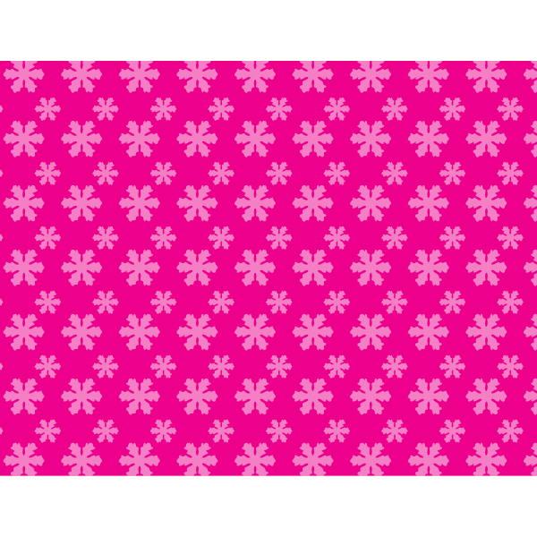 Snowflake pattern pink background