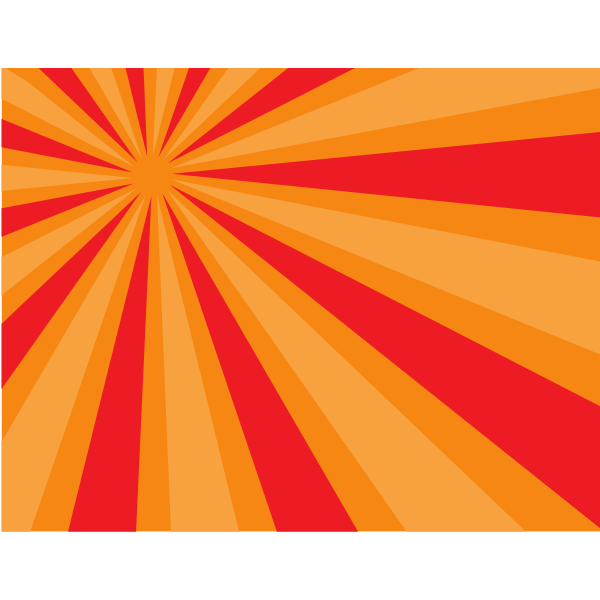Red and orange sun rays | Free SVG