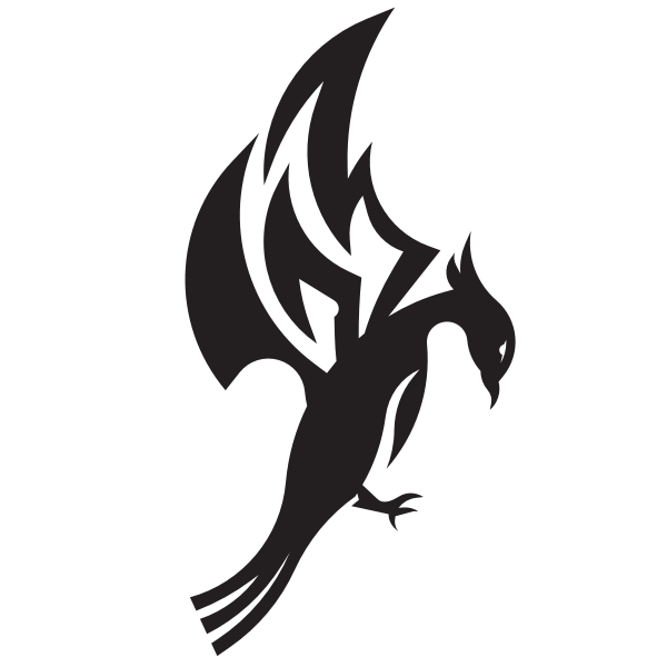 Dragon creature silhouette
