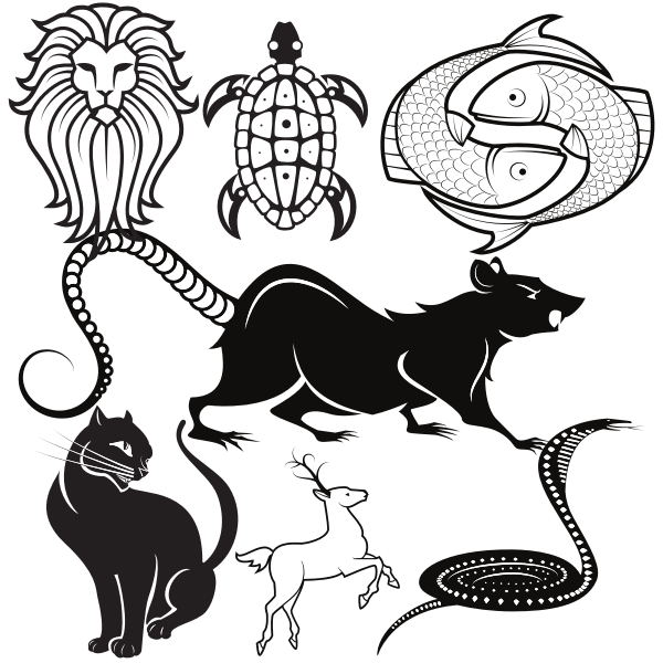 Download Animal Collection Svg Cricut Commercial Use Vector Files Cameo File Animals Silhouettes Collection Of Svg Files Silhouette Portrait Paper Party Kids Craft Supplies Tools