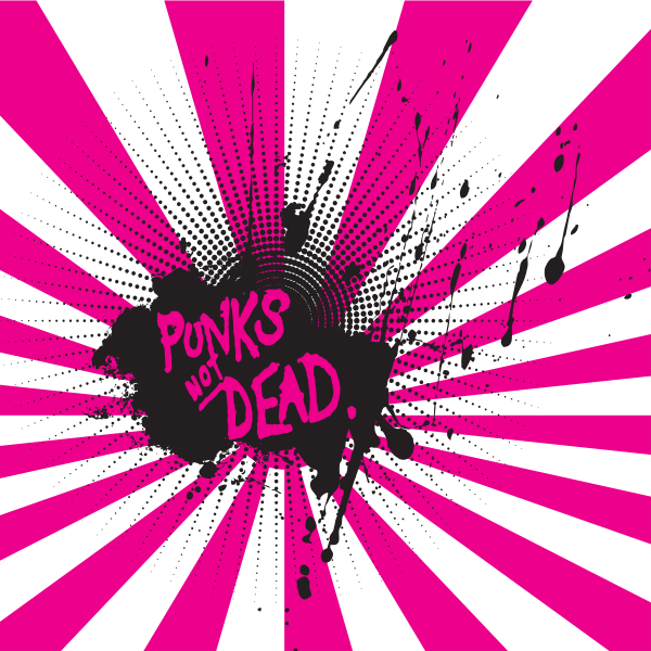 Punk is not dead background graphics