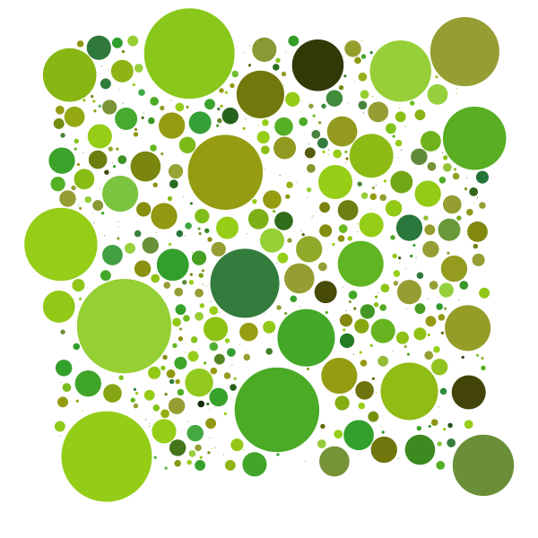 Green circles