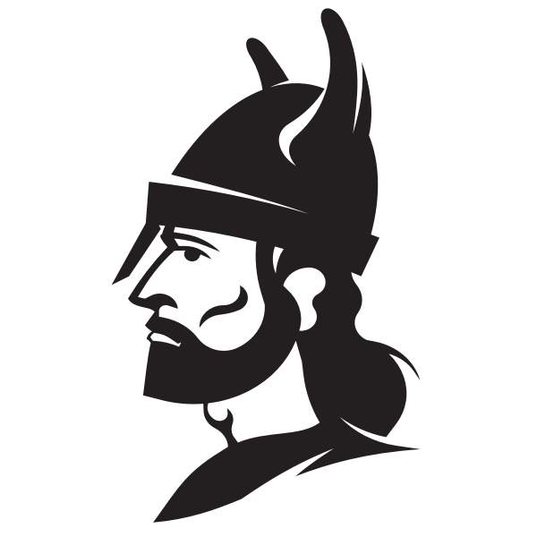 Soldier with helmet silhouette