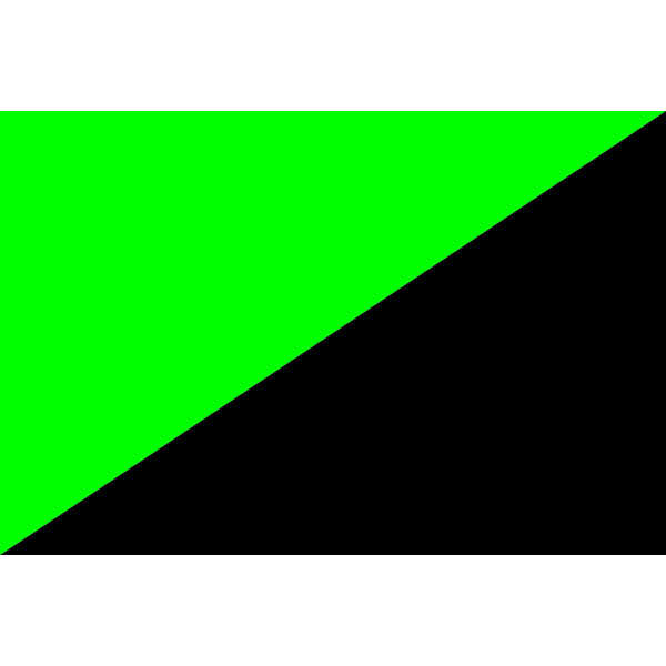 Green Anarchist Flag
