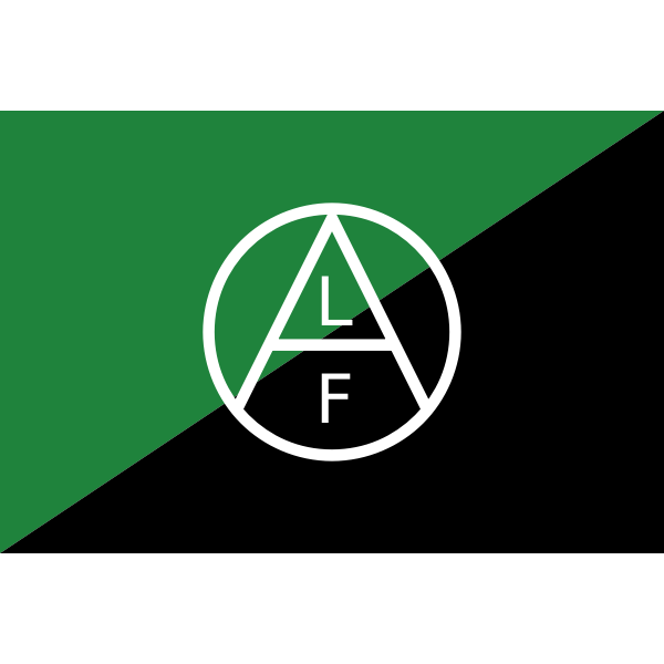 Animal Liberation Front Flag | Free SVG