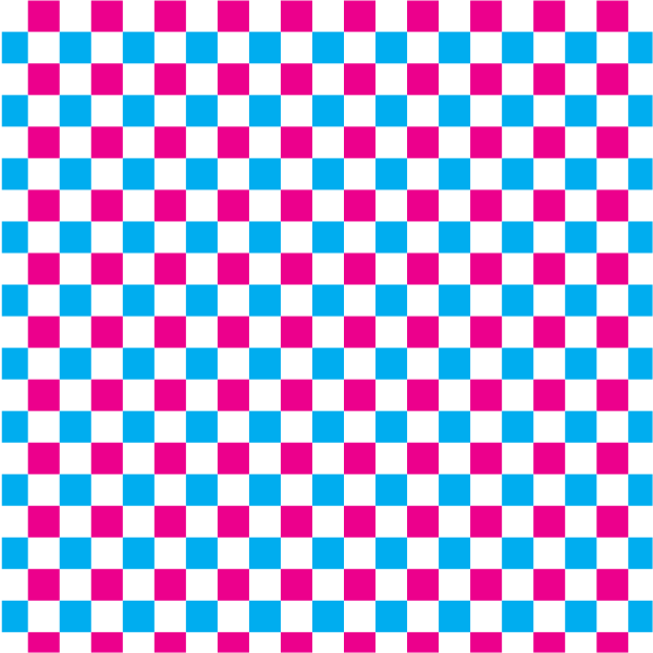 Checkered pattern red and blue
