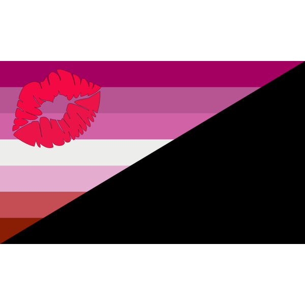 Lipstick Lesbian Anarchist Flag-1595443224