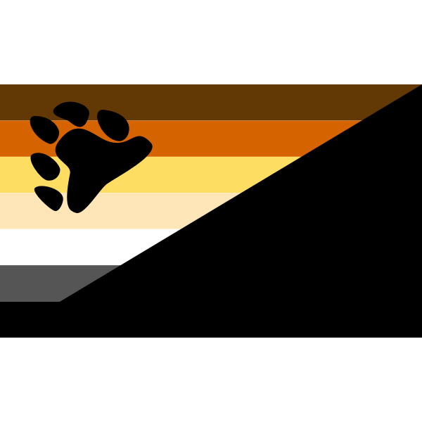 Bear Brotherhood Anarchist Flag
