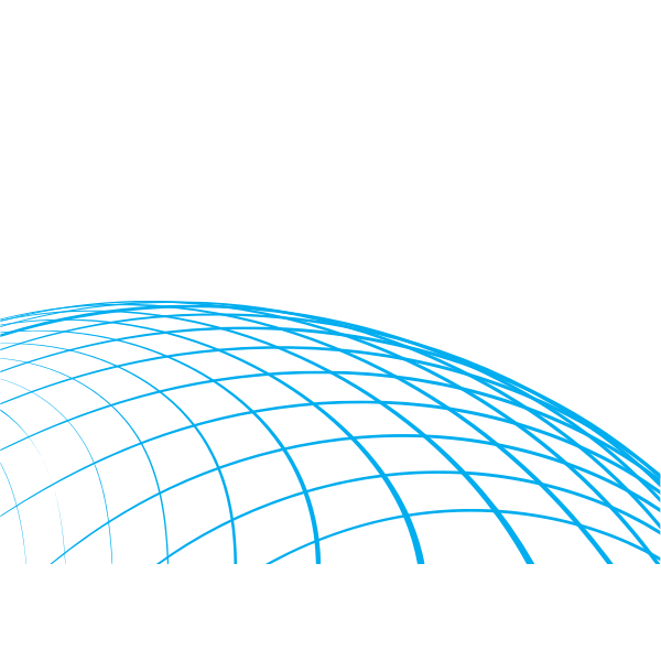 Curved blue lines