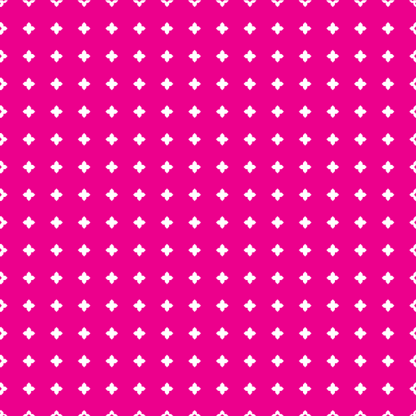 Pink background with white pattern