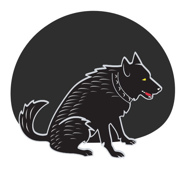 Black dog pet | Free SVG