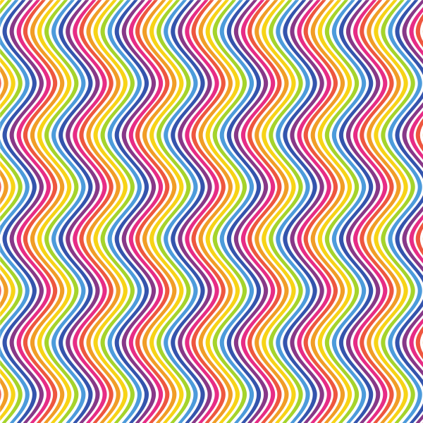 Waving stripes abstract pattern