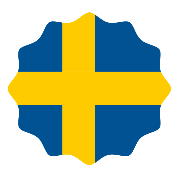 Swedish flag symbol
