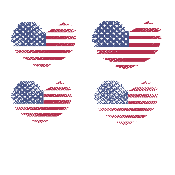 American flag patriotic symbols