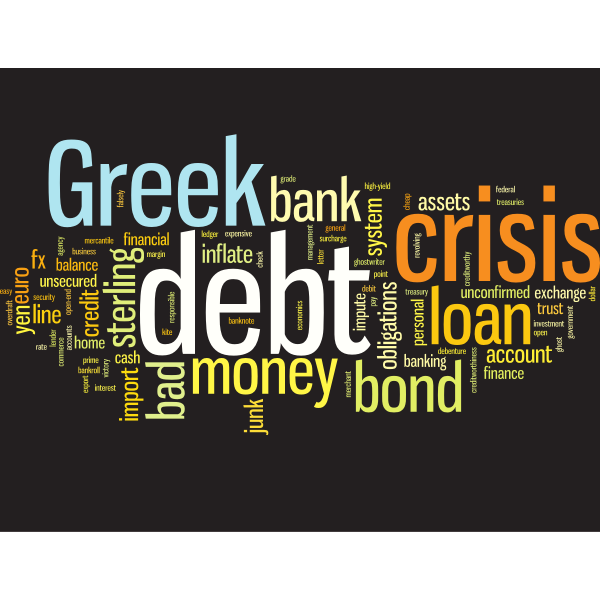 Greece debt crisis word cloud