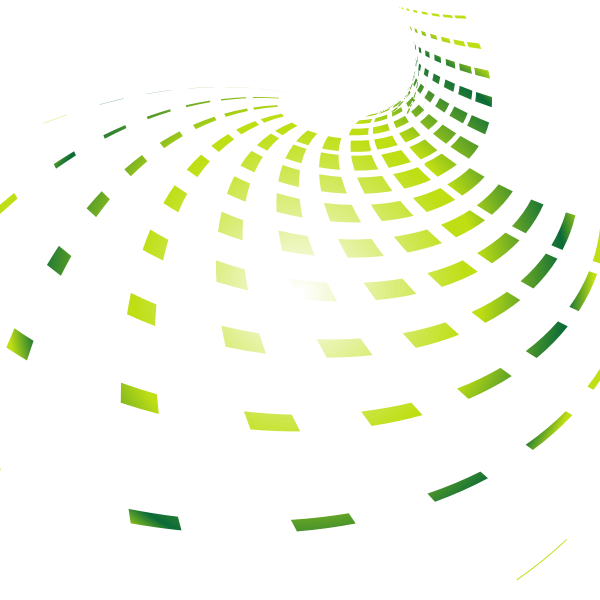 Green tiles swirl