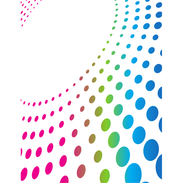 Colored dotted pattern background