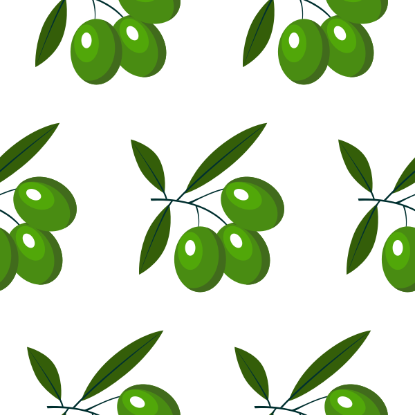 Olive branch pattern clip art