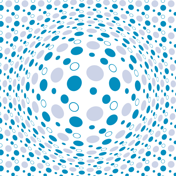 Distorted dotted pattern