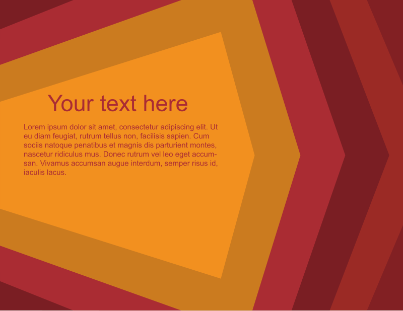 Red and orange background with text