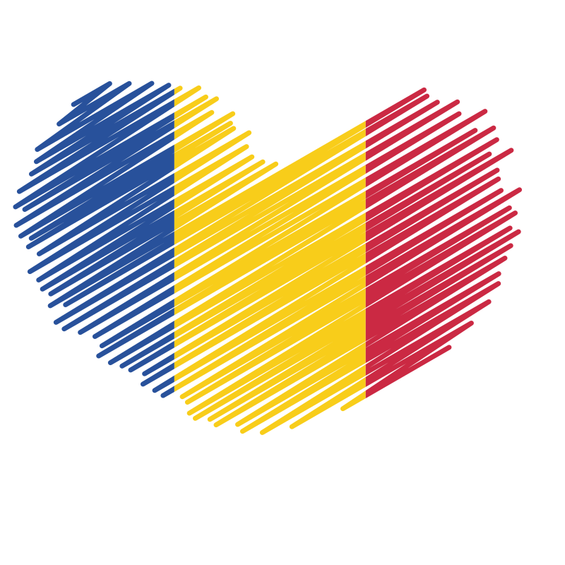 Patriotic symbol Romanian flag